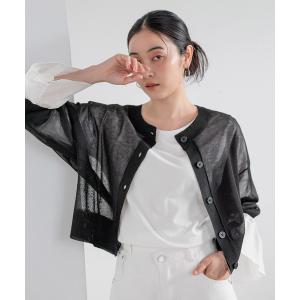 カーディガン 「daily CLIP」シャリシアールーズカーディガン レディース