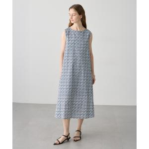 ワンピース 「Liberty」リバティボートネックワンピース