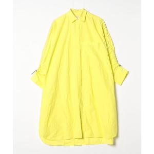 「mintdesigns」 シャツワンピース 2 イエロー レディース