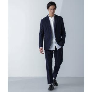 「NANO universe」 セットアップ M ネイビー メンズ