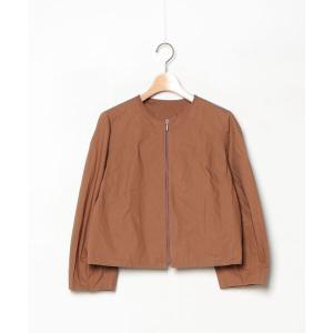 「en recre」 ブルゾン 2 カーキブラウン レディース