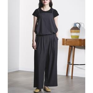 セットアップ (THOUSAND MILE x GENE HEAVENS)CAMI AND WIDE PANTS SET UP レディース