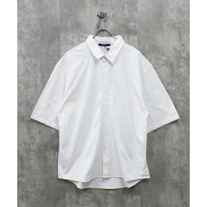 シャツ 半袖 「マルチファンクション」 無地 オーバーサイズ 半袖シャツ メンズ