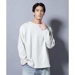 「NANO universe」 長袖Tシャツ L オートミール メンズ