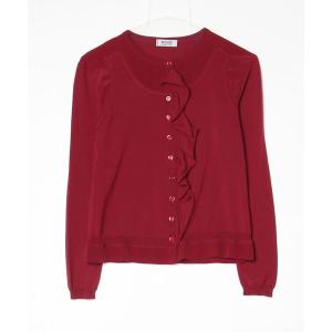 「MOSCHINO CHEAP AND CHIC」 ニットカーディガン 38 レッド レディース