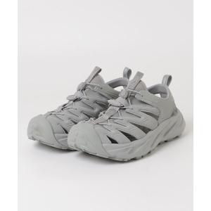 「HOKA」 シューズ 8 ライトグレー メンズ