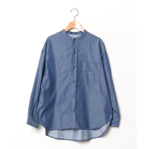 「ITEMS URBANRESEARCH」 長袖ブラウス FREE ブルー レディース