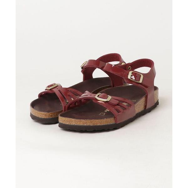 「BIRKENSTOCK」 フラットサンダル 35 ボルドー レディース