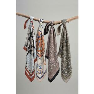スカーフ バンダナ 90×90 BIG SCARF レディース