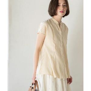 ブラウス シャツ 半袖 フレンチペプラムブラウス「イージーアイロン／洗濯機OK」 レディース