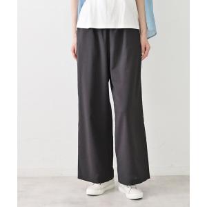 パンツ 「接触冷感/セットアップ可」セミワイドストレートパンツ レディース