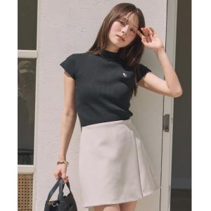 tシャツ UV＆ウォッシャブル 接触冷感 フレンチスリーブニット レディース