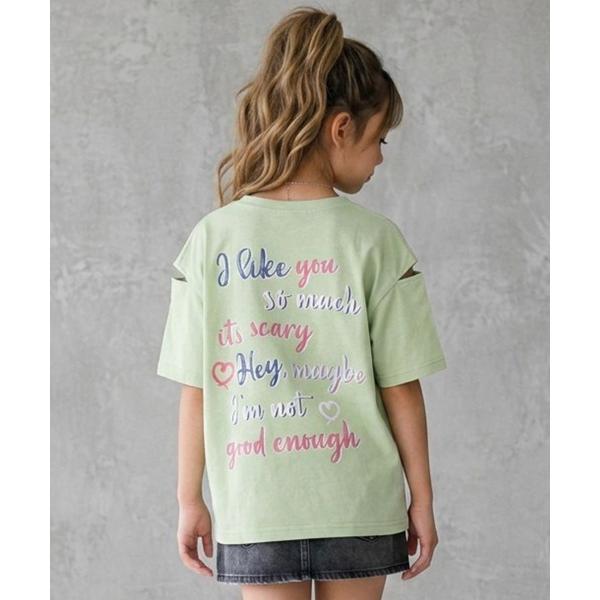 tシャツ オーバーサイズ 肩あき半袖Tシャツ(524-121) キッズ 子供服 男の子 女の子
