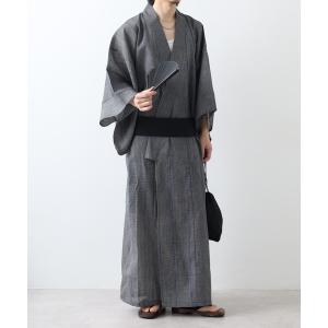 甚平 浴衣 しじら織 浴衣 5点セット 帯 下駄 扇子 巾着 男性浴衣 メンズ
