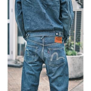 EVISU（エヴィス） ジーンズ デニムショーツ カモメ プリント ボタン