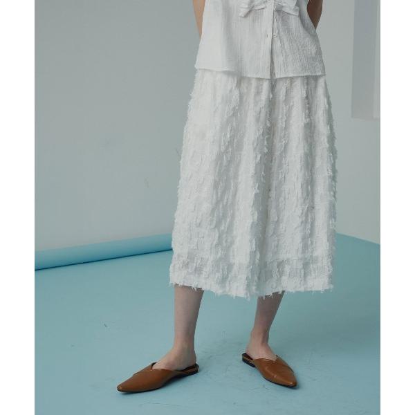 パンツ コットンフリンジジャガードバミューダパンツ / Cotton Fringe Jacquard...