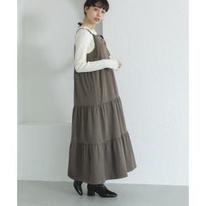 「pairmanon」 キャミソールワンピース FREE モカ レディース