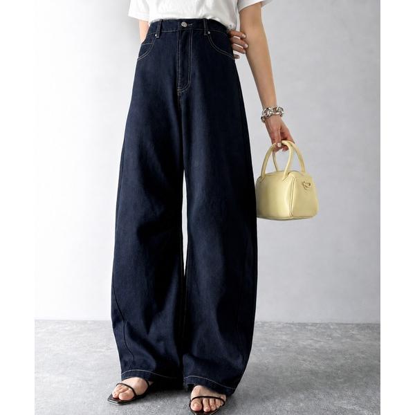 「Java」 デニムパンツ X-LARGE ワンウォッシュ レディース