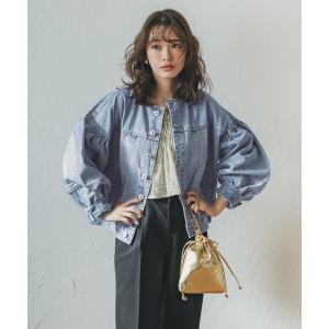 「coca（coca）」 デニムジャケット M ライトブルー レディース