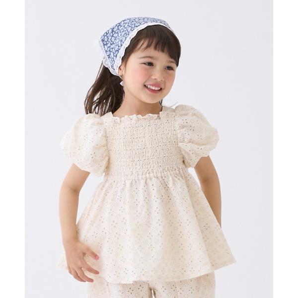 チュニック 「リンク」レースパフチュニック キッズ 子供服 女の子