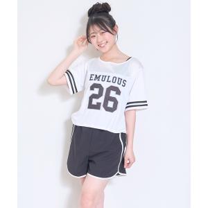 水着 「SWIM」ナンバーメッシュ4点セット水着 キッズ 子供 女の子