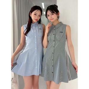 FRED PERRY（フレッドペリー） レース テープ シャツ ドレス D7185