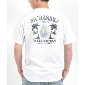 シャツ 半袖 「ムラサキスポーツ限定」MURASAKI ムラサキ × VOLCOM ボルコム 半袖 Tシャツ バックプリント 90年代 BG05AU01 メンズ レディース