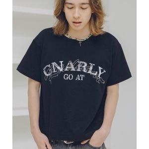 tシャツ コンパクトボックスシルエットラインストーンTシャツ カットソー メンズ レディース
