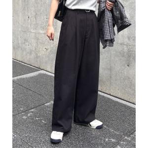 パンツ 「PIKO＆LEI企画/WEB限定」2タックコットンツイルストレートパンツ レディース
