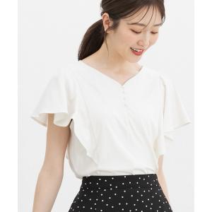 tシャツ 半袖 「ハニさら・接触冷感・ＵＶカット・遮熱」ハートネックトップス レディース