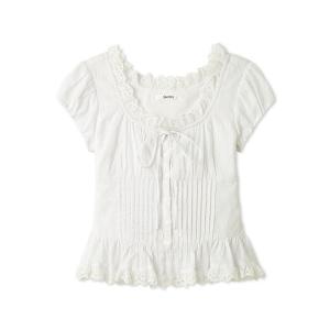 ブラウス シャツ コルセットペプラムブラウス レディース