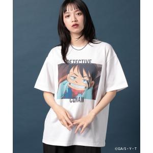 tシャツ 「名探偵コナン」コナン名場面フォトＴ レディース