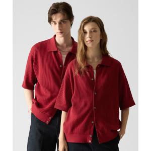 シャツ 半袖 「CLEL」Short Sleeve Mesh Knit Shirt / 半袖メッシュニットシャツ メンズ レディース｜ZOZOTOWN Yahoo!店
