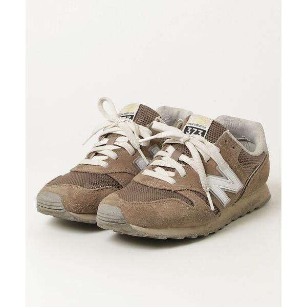 「New Balance」 ローカットスニーカー 24.0cm ベージュ レディース