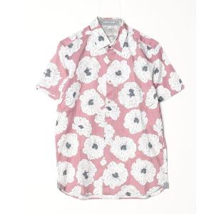 「Ted Baker」 半袖シャツ 3 パープル メンズ