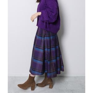 「Re.Verofonna」 フレアスカート MEDIUM パープル レディース