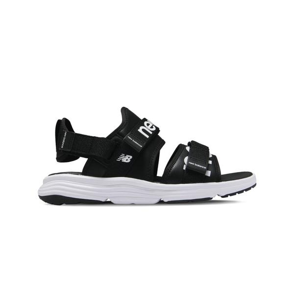 「New Balance」 サンダル 24.0cm ブラック×ホワイト メンズ