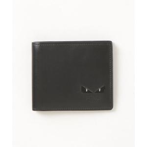 「FENDI」 BAG BUGS EYE 財布 - ブラック メンズ