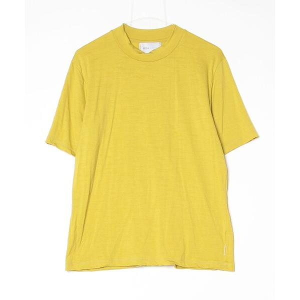 「EDIFICE」 半袖Tシャツ LARGE イエロー メンズ