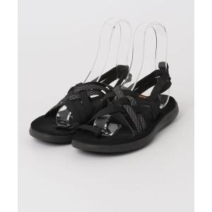 「Teva」 フラットサンダル 24cm ブラック レディース