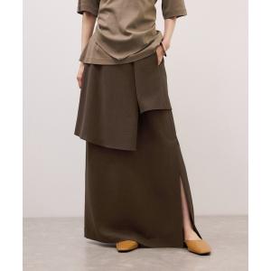 レイヤードアシメスカート