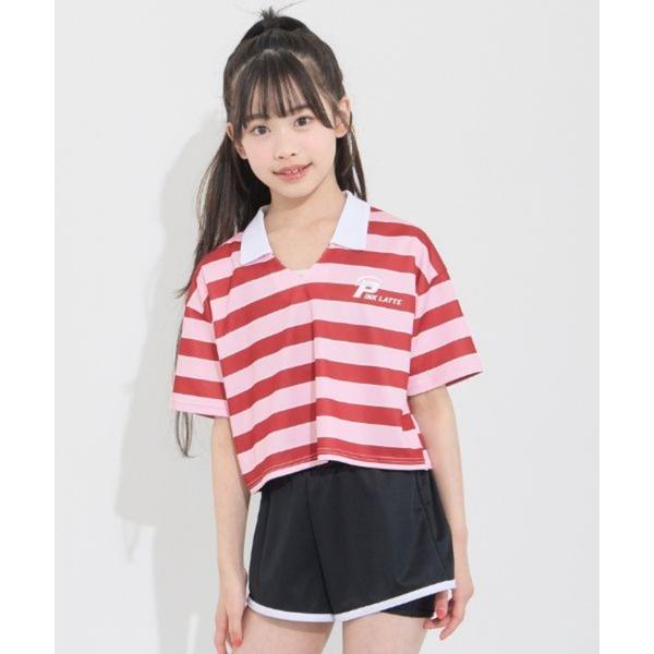 水着 「SWIM」ラガーT＆スパッツ３P キッズ 子供 女の子