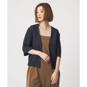 ジャケット ノーカラージャケット 「conte」ハーフスリーブ ノーカラージャケット レディース｜ZOZOTOWN Yahoo!店