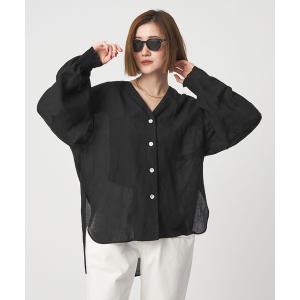 ブラウス シャツ 「conte」シアー Vネックブラウス レディース｜ZOZOTOWN Yahoo!店