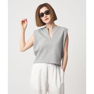 tシャツ 「conte」コットン ハニカム キーネックカットソー レディース｜ZOZOTOWN Yahoo!店