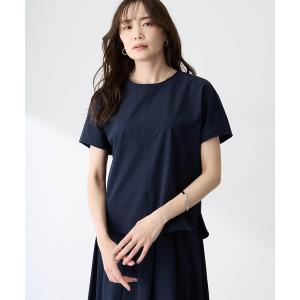 ブラウス シャツ 半袖 ラッシュストレッチTブラウス「はっ水・接触冷感」 レディース
