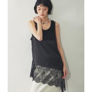 GAP（ギャップ） キャミソール リネンブレンド レーストリミング
