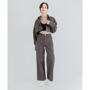 「qumerry.」 パンツ SMALL チャコールグレー レディース
