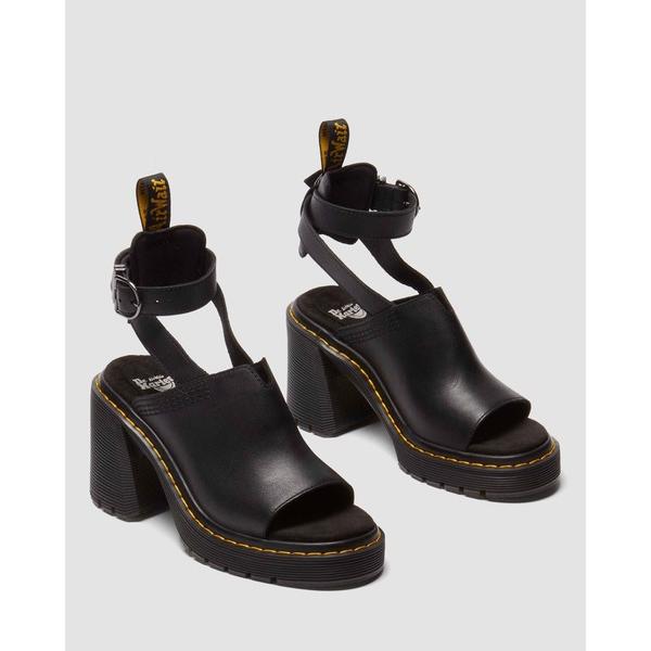 「Dr. Martens」 ヒールサンダル UK4 ブラック レディース