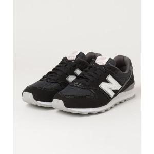 「New Balance」 ローカットスニーカー 24.0cm ブラック レディース